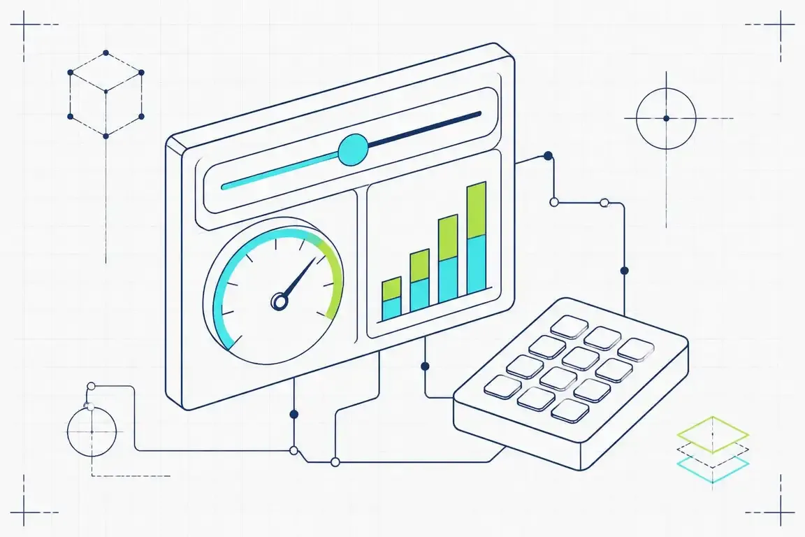 Diagram of interactive estimating and screening tools