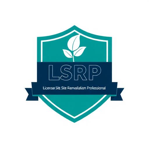 Licensed Site Remediation Professional (LSRP) certified by NJDEP badge
