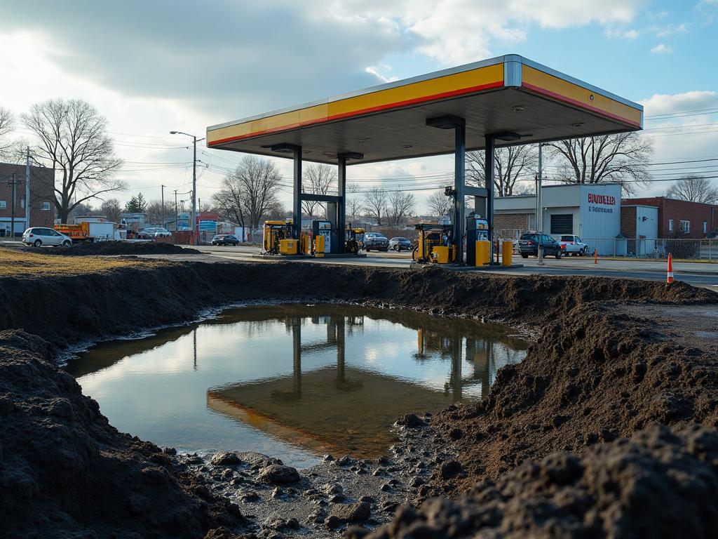 Former Gas Station Remediation